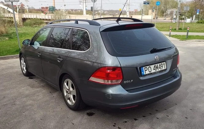 Volkswagen Golf cena 12500 przebieg: 293000, rok produkcji 2009 z Poznań małe 172